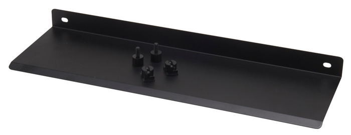 Hylde til akustikpanel 35,5 x 11 cm sort - Køb i butik
